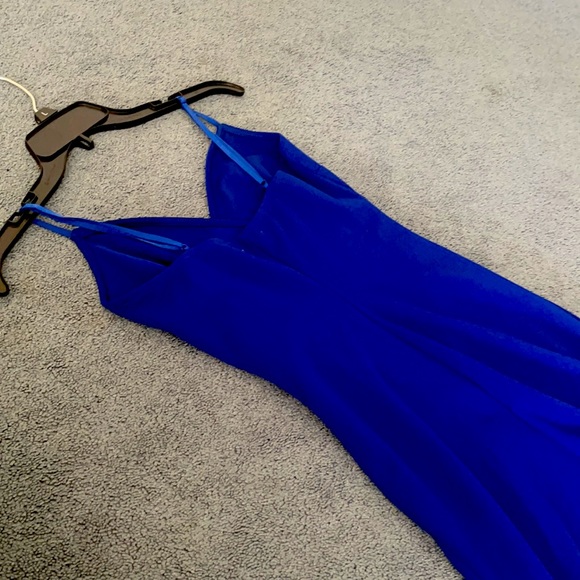 Royal Blue Homecoming Dress, EMERALD SUNDAE. Size: small. - Picture 3 of 3